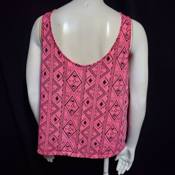 XXI Forever 21 Pink & Black Tank Top (M) - Picture 4 of 5